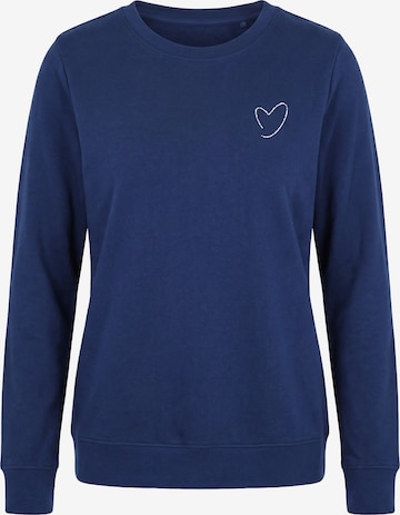 MIAMODA Sweatshirt in Blau: Vorderseite