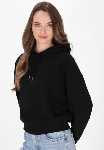 DreiMaster Maritim Sweatshirt 'Maritim' in Zwart: voorkant