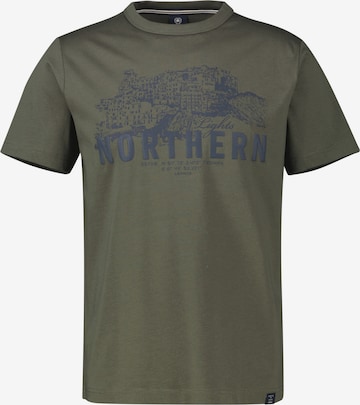 LERROS Shirt in Groen: voorkant