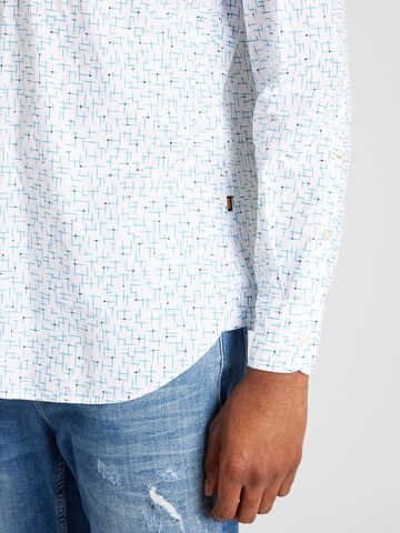 BOSS - Ajuste regular Camisa 'Remiton' en blanco