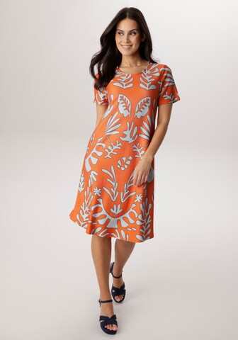 Aniston SELECTED Summer Dress in Orange