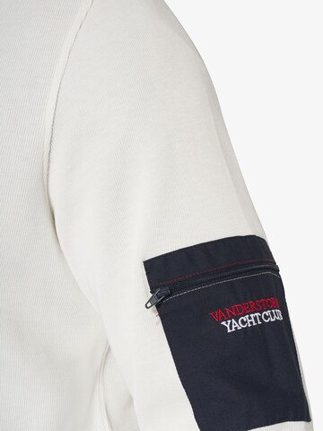 Jan Vanderstorm Zip-Up Hoodie 'Atli' in White