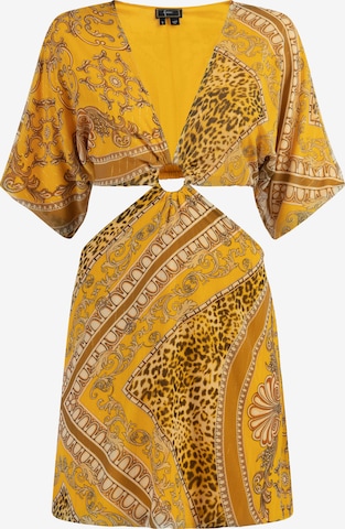 faina Dress in Yellow: front