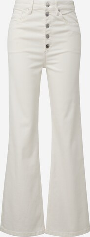 QS Wide leg Jeans 'Catie' in Beige: front