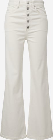 QS Wide leg Jeans 'Catie' in Beige: voorkant