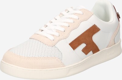 FAGUO Sneaker low 'HAZEL' i beige / brun / hvid, Produktvisning