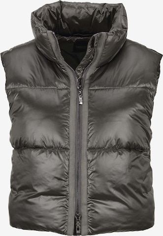 Gilet MADELEINE en gris : devant