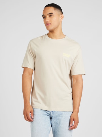 Only & Sons T-Shirt 'FALL' in Beige: predná strana