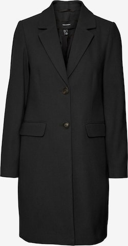 Vero Moda Curve Between-Seasons Coat in Black: front