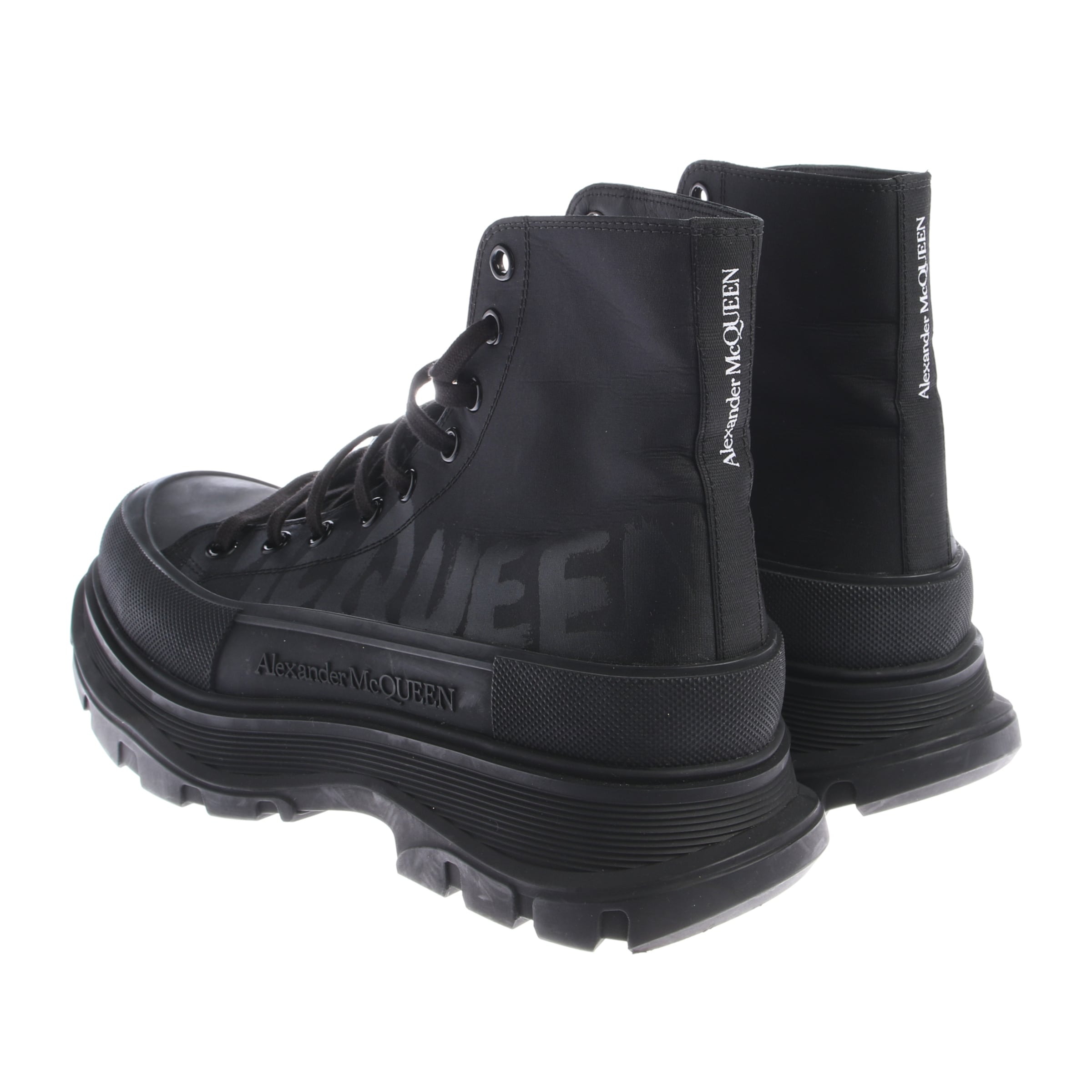 Alexander McQueen Anke & Mid-Calf Boots in 44 in Black