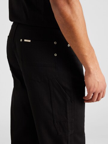 Sixth June Regular Cargo trousers 'CARPENTER' in Black