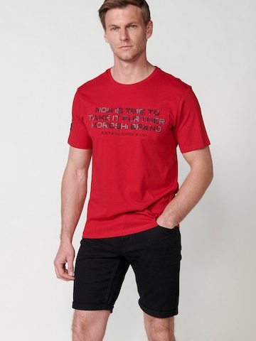 T-Shirt KOROSHI en rouge