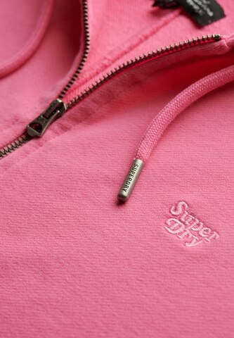 Superdry Sweat jacket 'Studios' in Pink