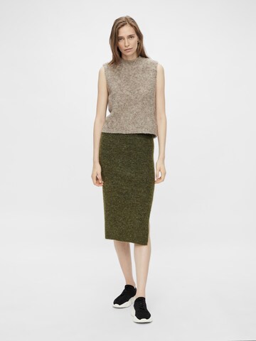 PIECES Skirt 'Fanna' in Green