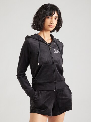 Juicy Couture - Sudadera con cremallera 'ROBERTSON' en negro: frente