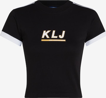 T-shirt KARL LAGERFELD JEANS en noir : devant