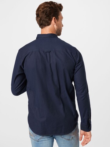 TOM TAILOR DENIM Regular Fit Hemd in Blau