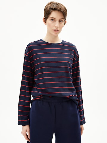 ARMEDANGELS Longsleeve 'MARYNAA' FINE STRIPE in Mischfarben: Vorderseite