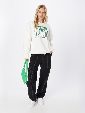 River Island Sweatshirt 'MILAN' in Weiß