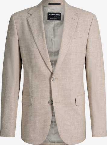 Coupe slim Veste de costume STRELLSON en beige : devant