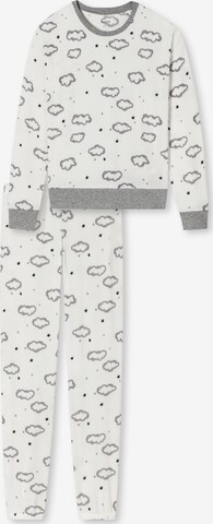 SCHIESSER Pajamas in White: front