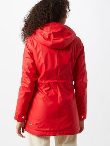 Ragwear Between-seasons parka 'Monadis' in Red