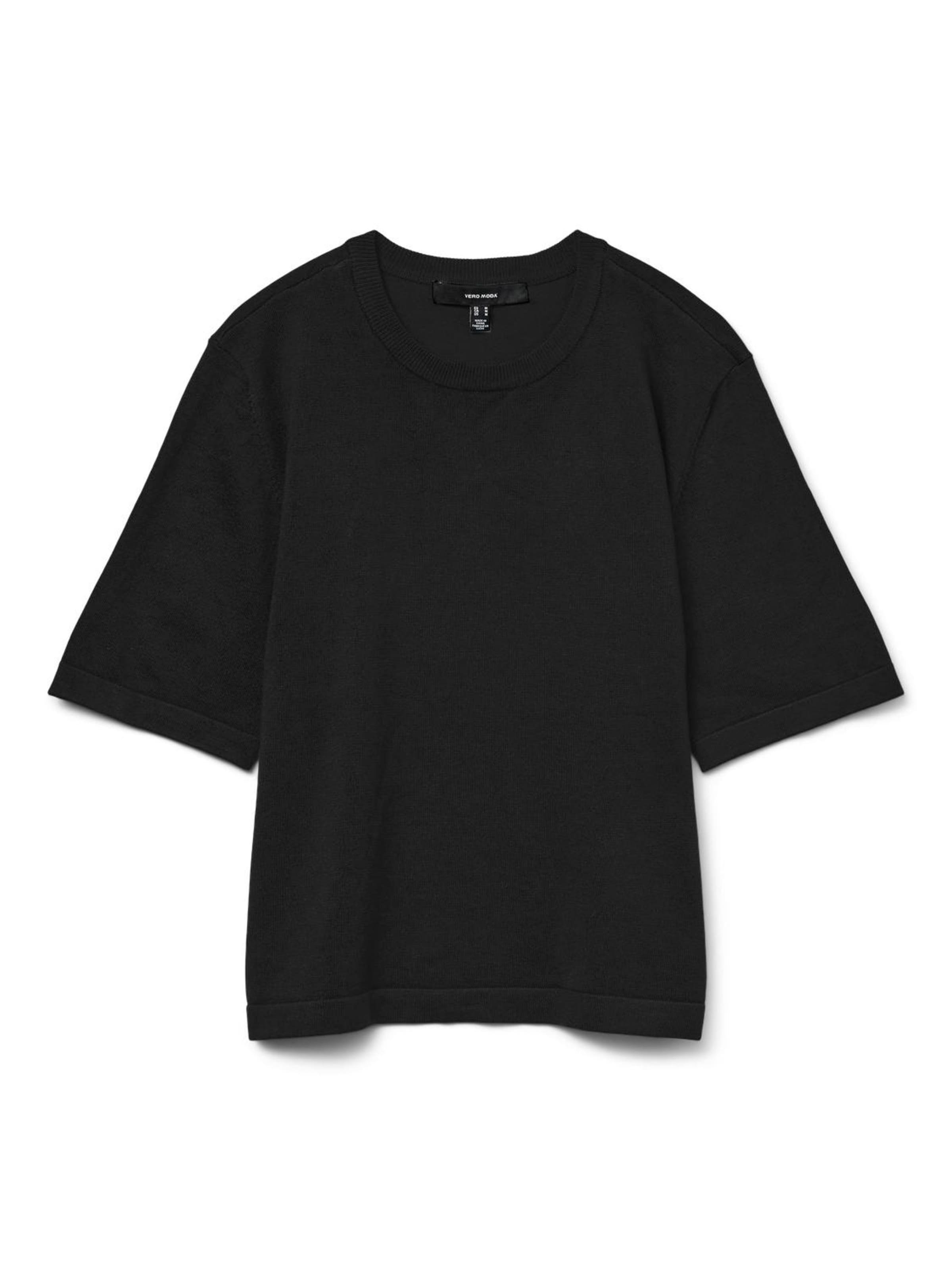 VERO MODA Kampsun 'VMSilje', värv must: eest vaates