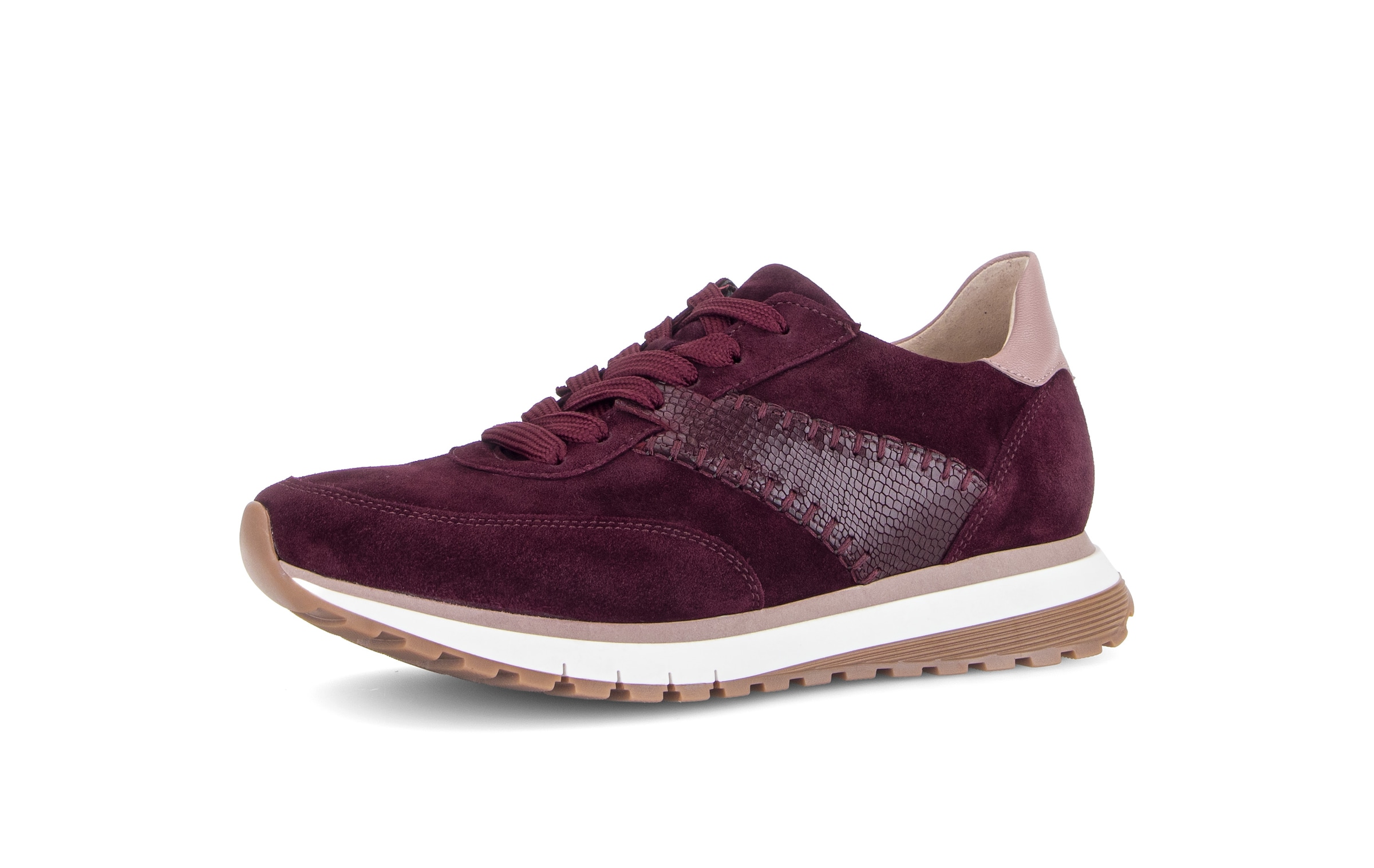 Baskets basses GABOR en rouge : devant