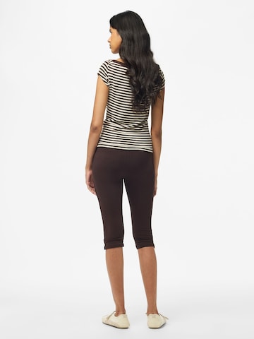 PIECES Skinny Pants in Brown