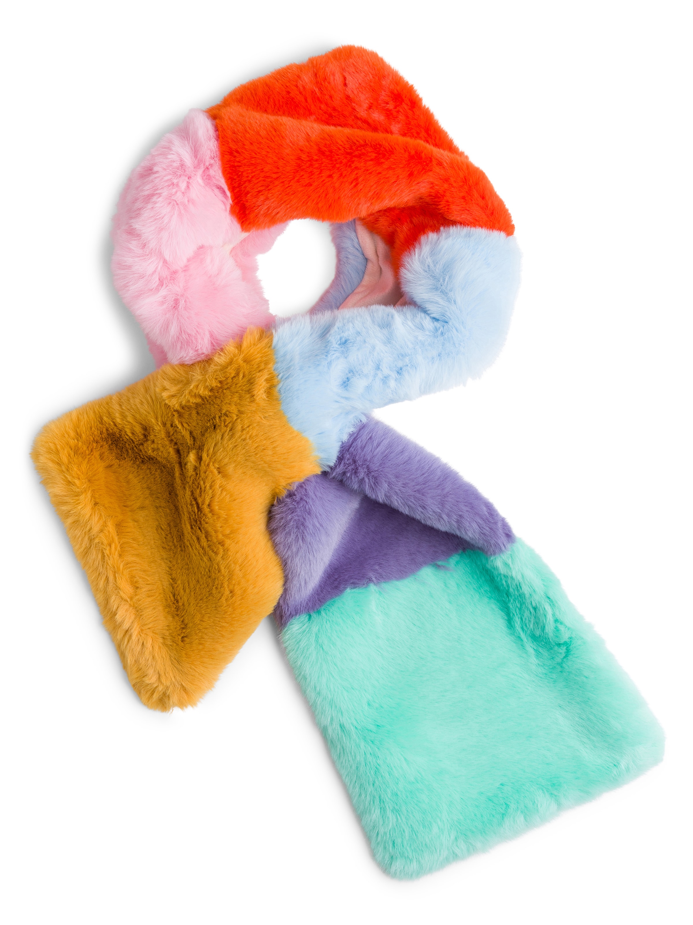 Marie Lund Schal in Mischfarben: Vorderseite