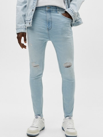 Pull&Bear Regular Jeans i blå