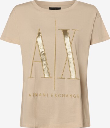 ARMANI EXCHANGE Shirt in Beige: front