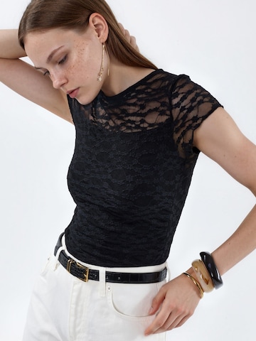 Busem Blouse in Zwart
