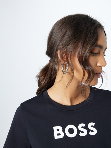 BOSS T-Shirt 'Elogo' in Schwarz