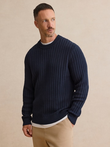 Pull-over 'Flynn' DAN FOX APPAREL en bleu : devant