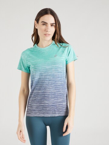 ASICS - Camiseta funcional en verde: frente