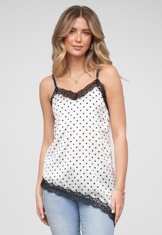 Cloud5ive - Top em branco: frente