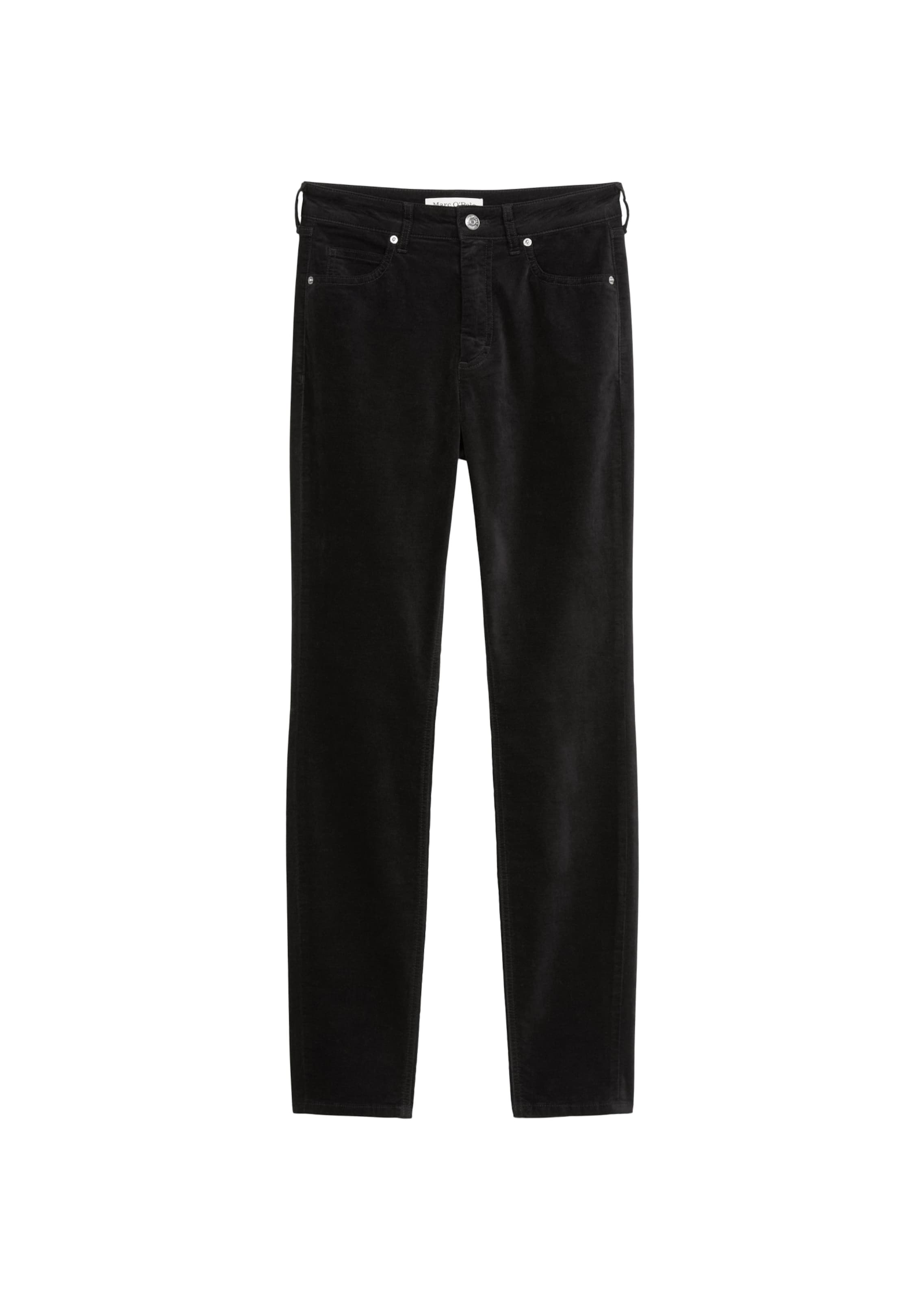 Marc O'Polo Trousers 'Alkea' in Black: front