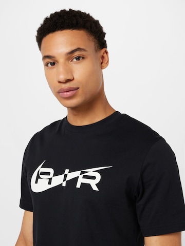 Nike Sportswear T-Shirt 'Air' in Schwarz