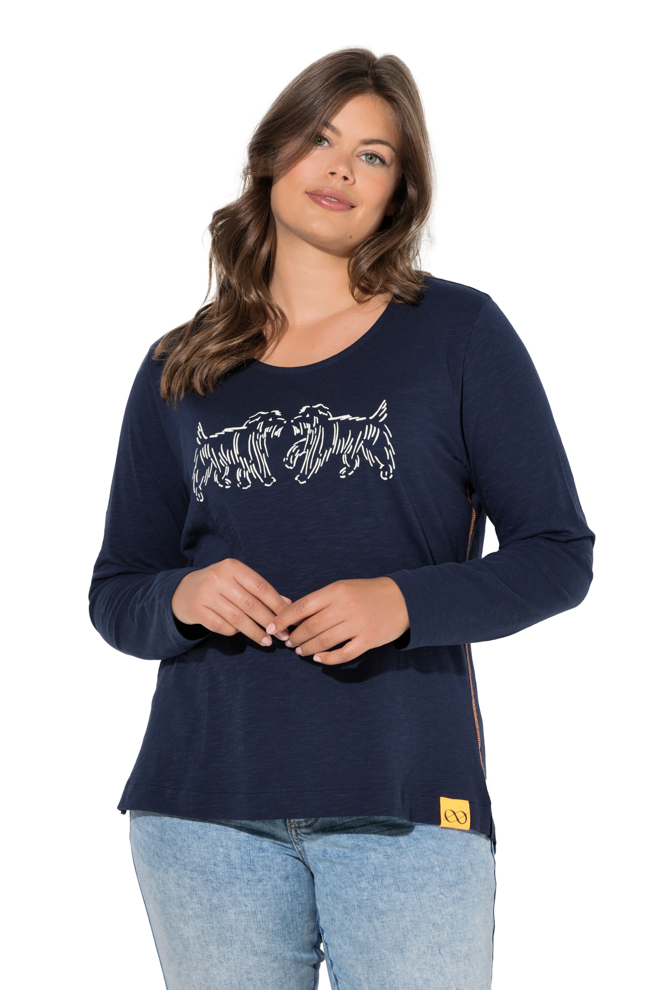 LAURASØN Shirt in Blauw: voorkant