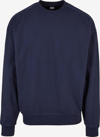 Urban Classics Sweatshirt in Blue: front