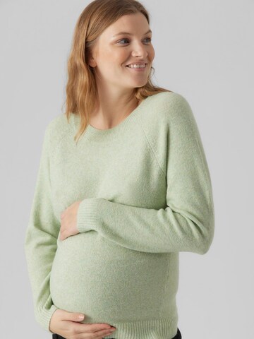 zaļš Vero Moda Maternity Džemperis 'Doffy'
