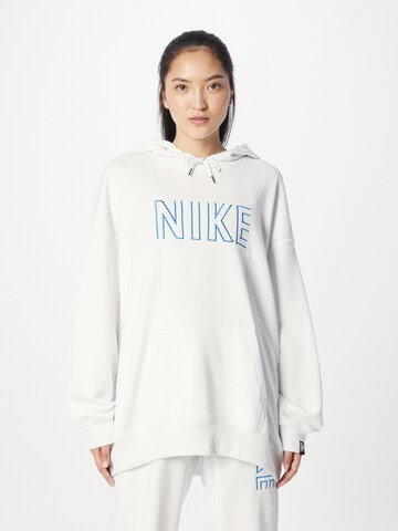 Nike Sportswear Sweatshirt in Wit: voorkant