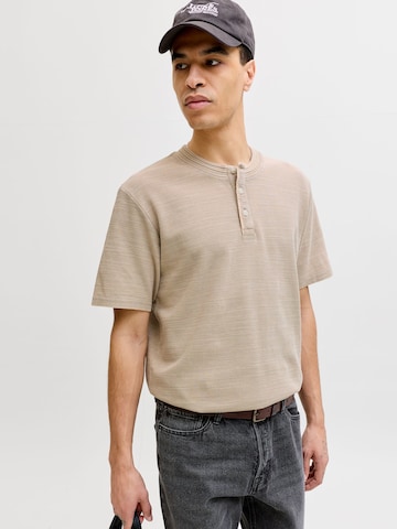 JACK & JONES T-Shirt in Beige