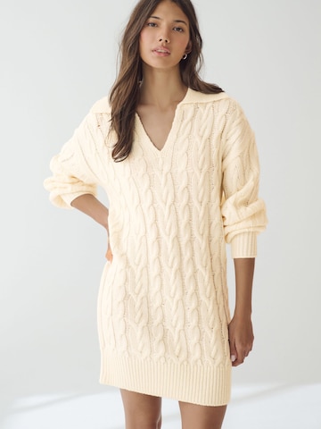 Abito in maglia di Next in bianco