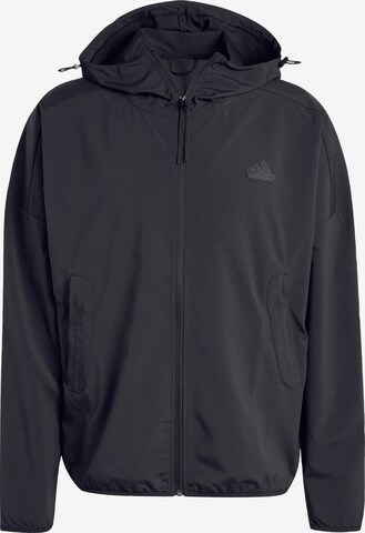 ADIDAS SPORTSWEAR Sports jacket 'City Escape' in Black: front
