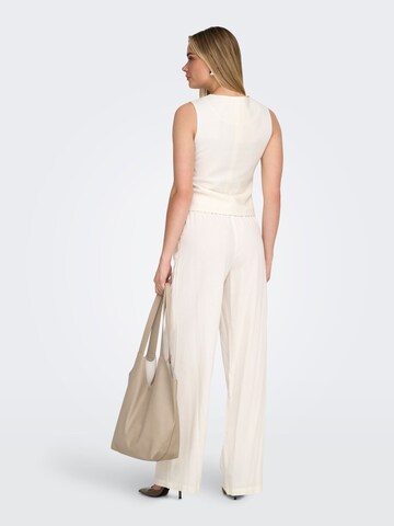 Gilet de costume 'ONLGoa' ONLY en blanc