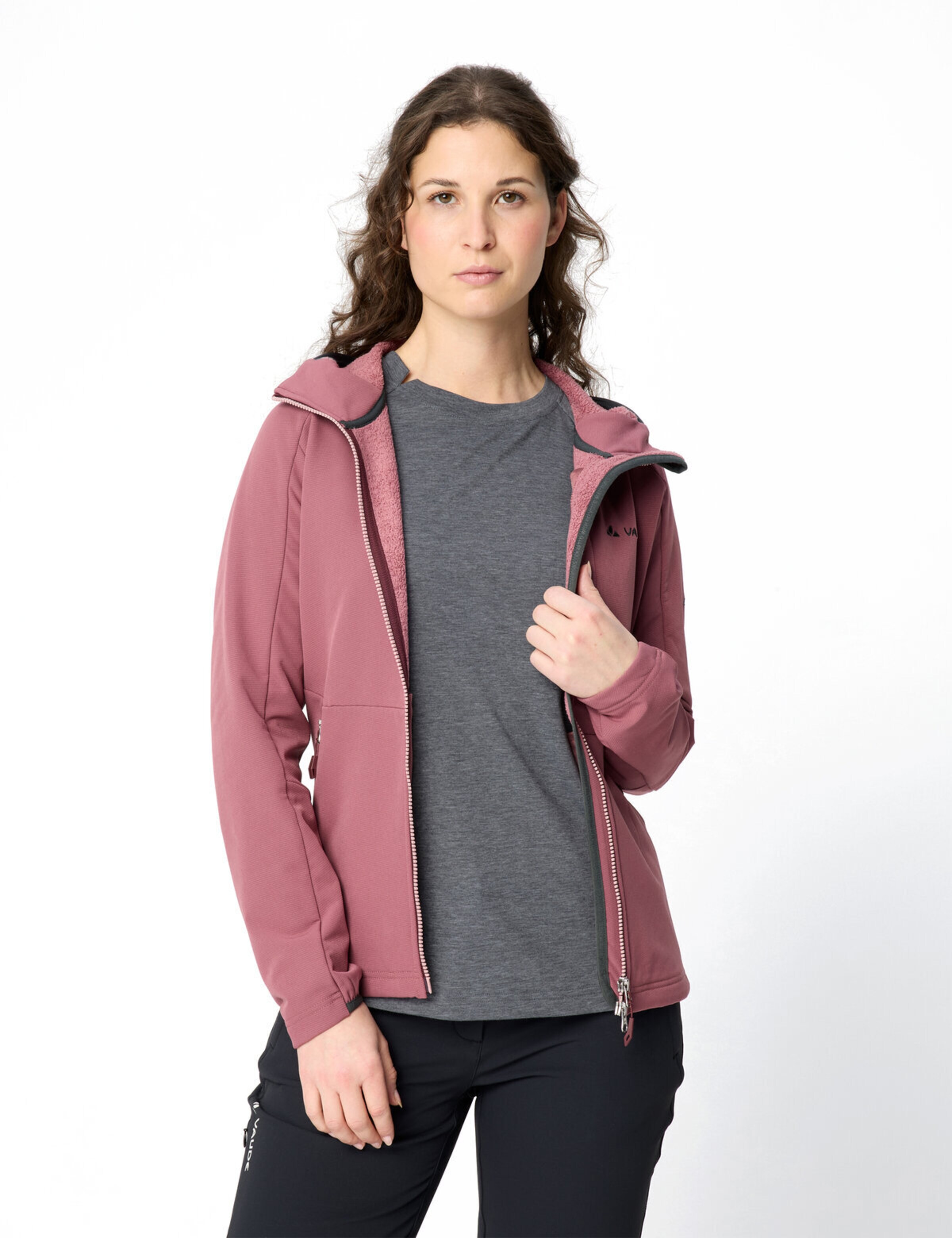 VAUDE Performance shirt 'Skomer III' in Grey