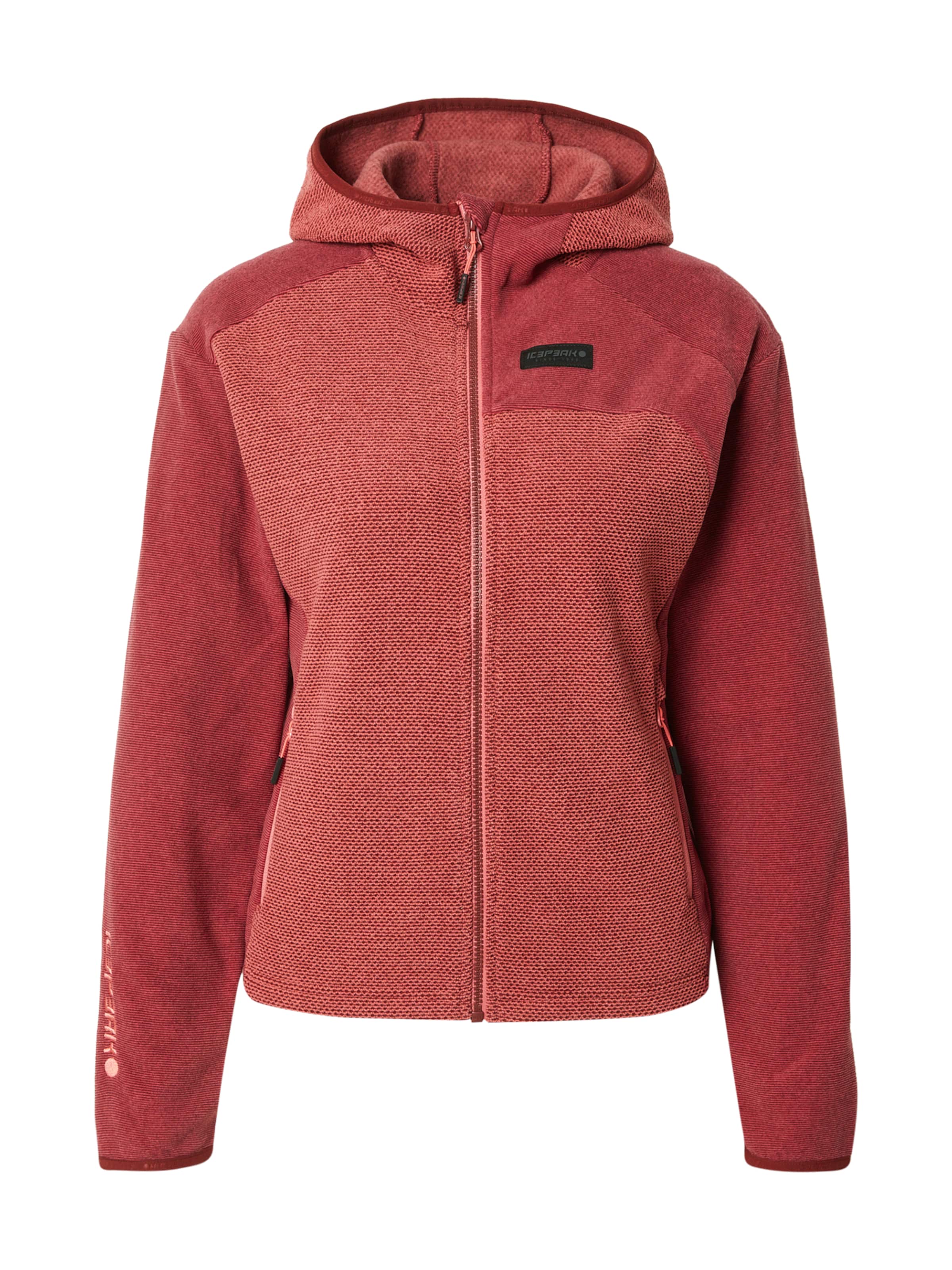 ICEPEAK Funktionsfleecejakke 'BRADGATE' i pink: forside