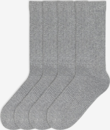 Von Jungfeld Socks 'CASUAL CLASSIC' in Grey: front
